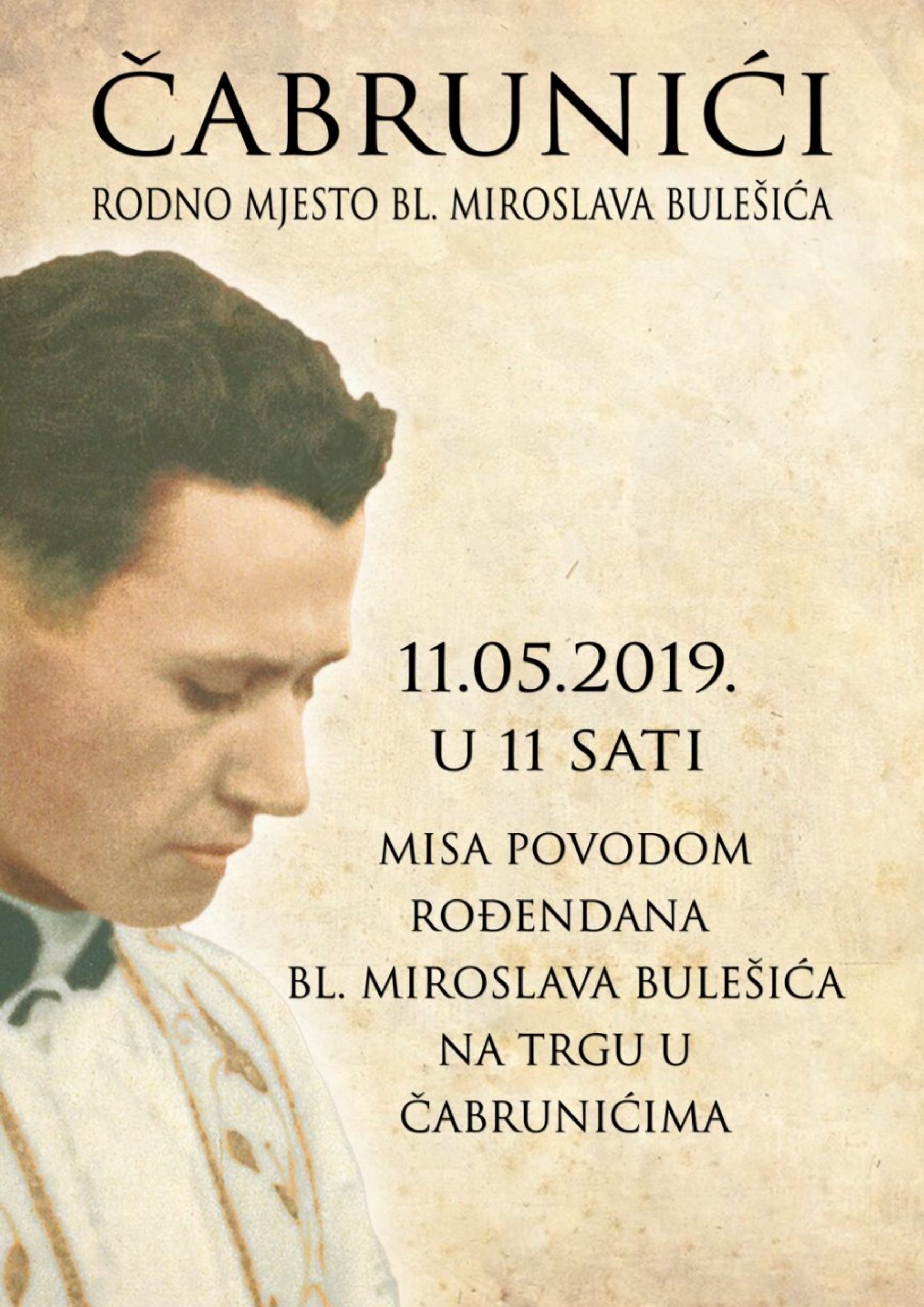 Misa povodom rođendana bl. Miroslava Bulešića